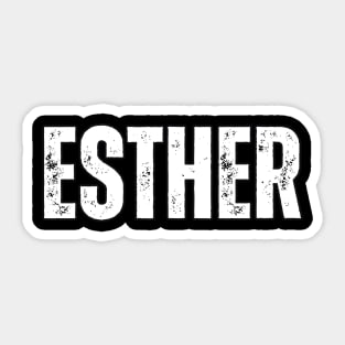 Esther Name Gift Birthday Holiday Anniversary Sticker